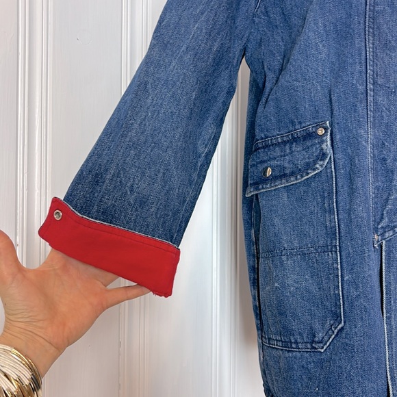 Vintage POLO RALPH LAUREN denim & metal clasp jacket - Picture 6 of 10